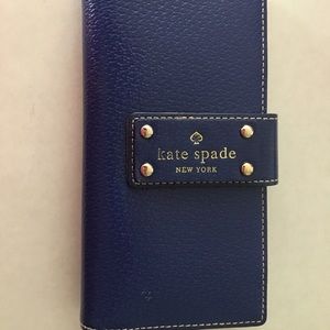 Kate Spade bright blue wallet